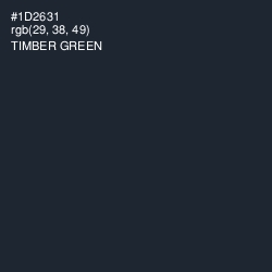 #1D2631 - Timber Green Color Image